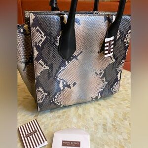 Henri Bendel Rivington Tote - Snake Embossed